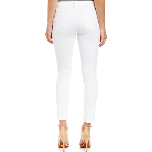 J Brand White Mid-Rise Chaos Jeans - Picture 2 of 7
